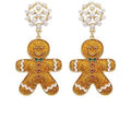 Fancy Gingerbread Glitter Earrings T-Shirts, Hoodie, Sweatshirt | PureTeeCo.com