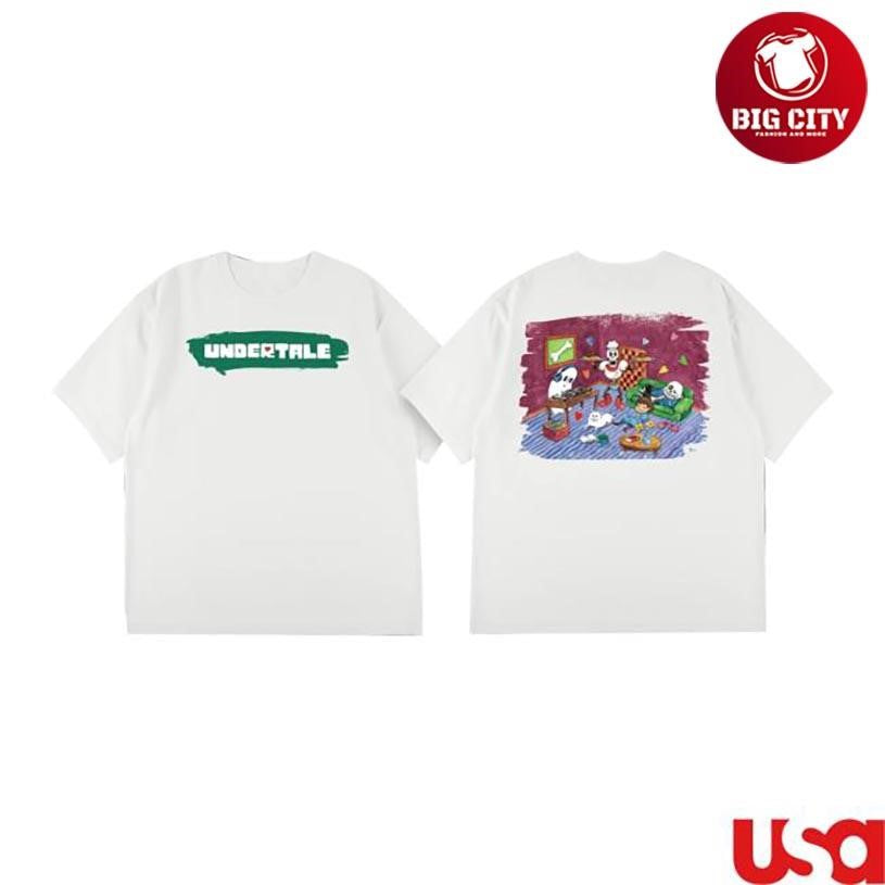 Fangamer Undertale X Square Enix Chitei De Chill Two Sided Shirt