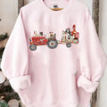 Farm Animals Christmas Shirt, Xmas T-Shirts, Xmas Gift For Farmers, Christmas Farm Animals Truck Shirt, Country Christmas...