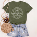 Farm Fresh Pumpkins Graphic Tee Fall Shirt Unisex Fit Hoodie, Sweatshirt | PureTeeCo.com