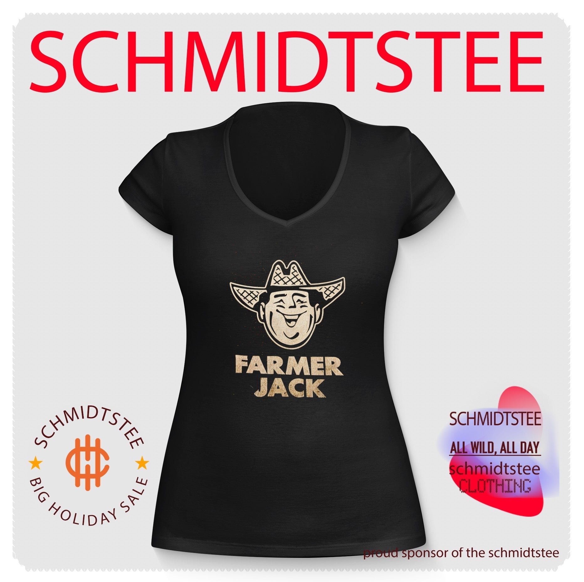 Farmer Jack grocery store vintage shirt