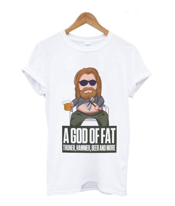 Fat Thor The God Of Beer T-Shirt Hoodie, Sweatshirt | PureTeeCo.com