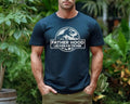 Fatherhood Like a Walk in the Park Shirt, 2025 Father's Day Gift T-Shirt, Retro Dinosaur Dad Gift Shirt, Gift for New Dad...