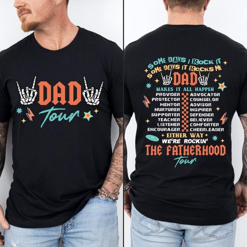 Fatherhood Tour shirt, Father's Day shirt, Dad shirt Hoodie, Sweatshirt | PureTeeCo.com