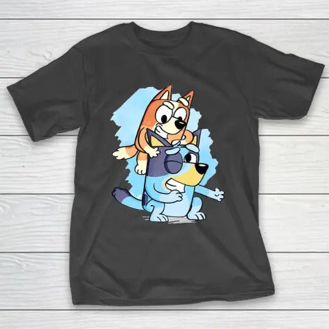 Fathers Blueys Dad Mum Love Funny T-Shirt Hoodie, Sweatshirt | PureTeeCo.com
