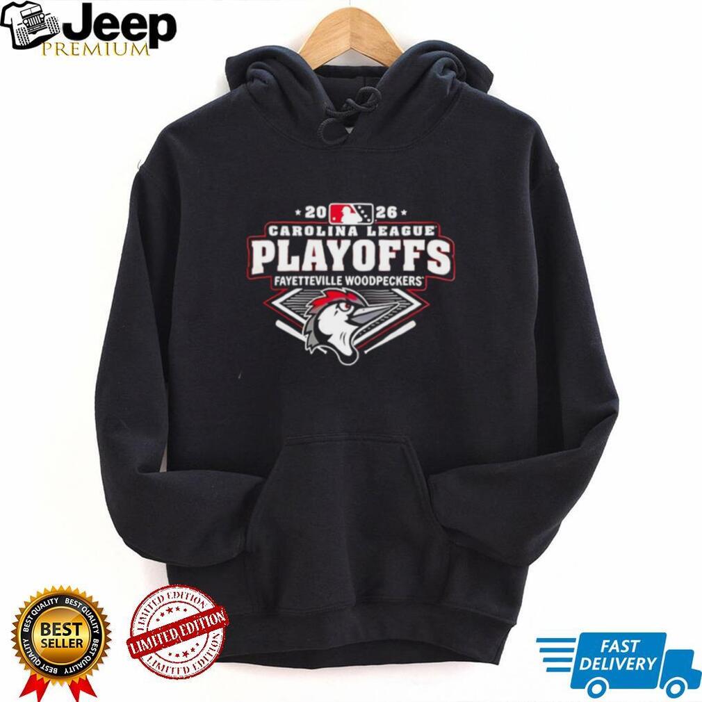 Fayetteville Woodpeckers Carolina League Baseball 2026 Playoffs shirt