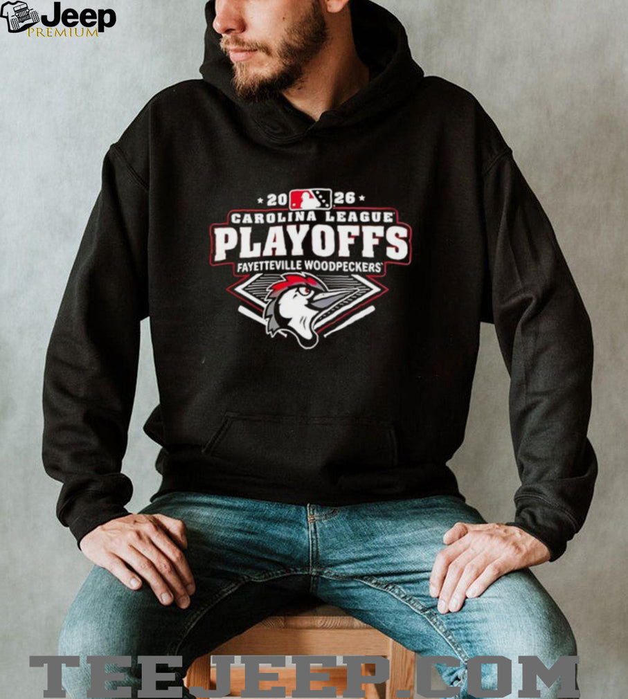 Fayetteville Woodpeckers Carolina League Baseball 2026 Playoffs shirt