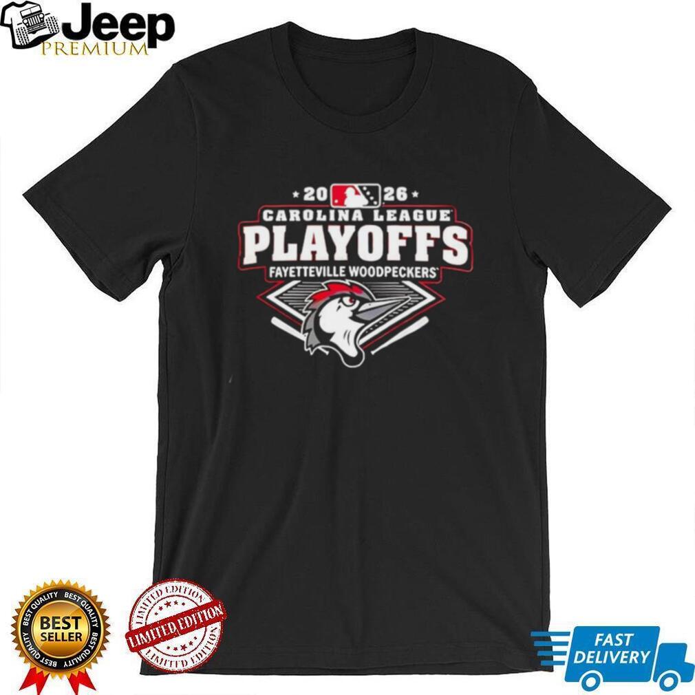 Fayetteville Woodpeckers Carolina League Baseball 2026 Playoffs shirt