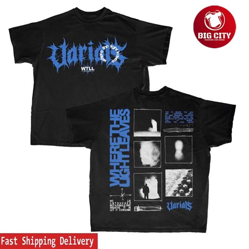 Official Fearless Records Varials Wtll Collage Two Sided Shirt