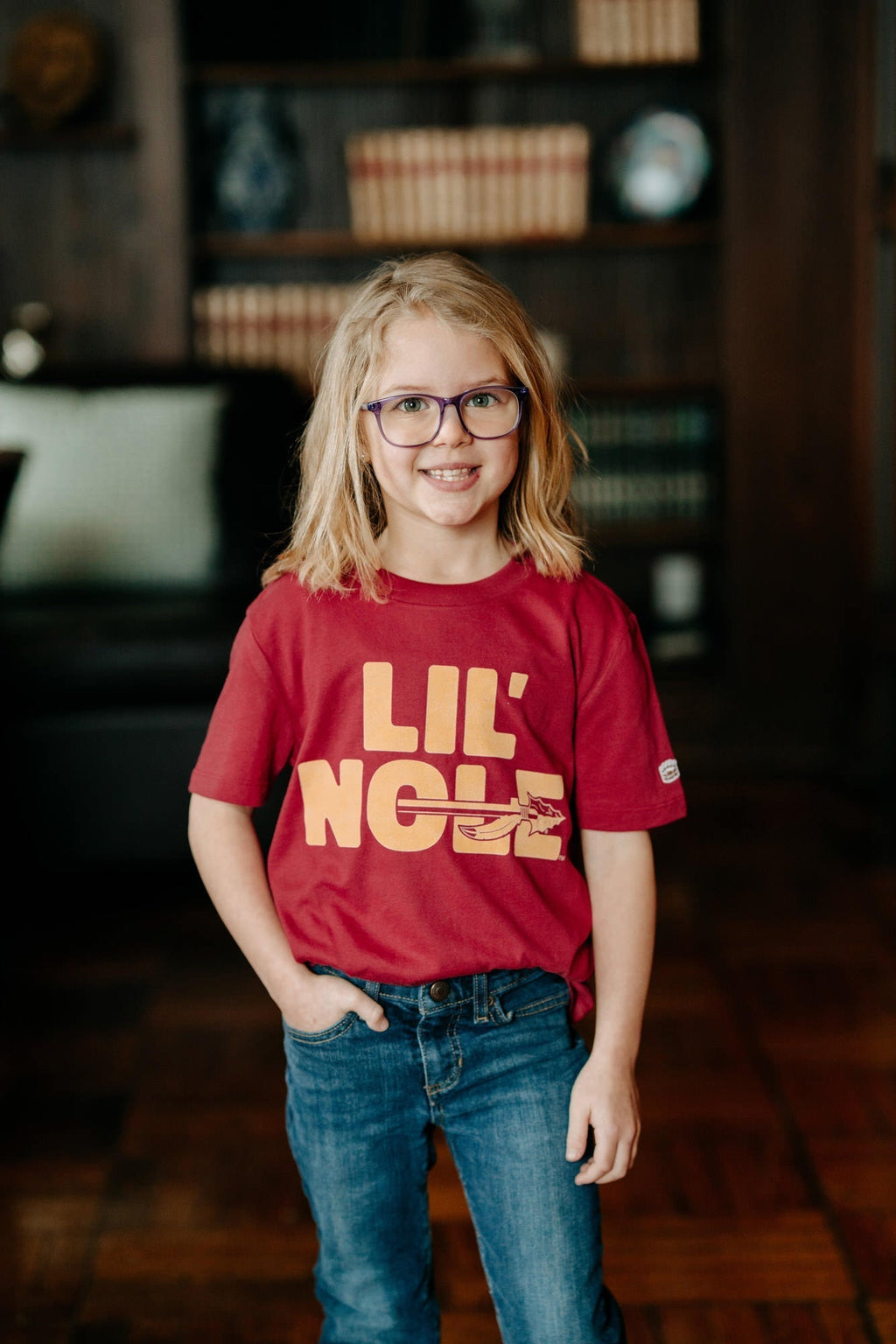 Florida State "Lil' Nole" Youth Tee Style001 Hoodie, Sweatshirt | PureTeeCo.com (Image 2)