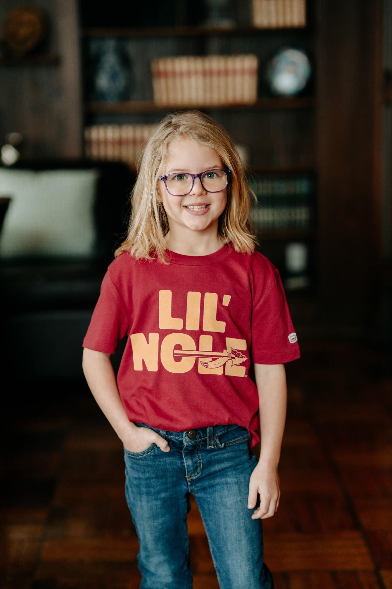Florida State "Lil' Nole" Youth Tee Style001 Hoodie, Sweatshirt | PureTeeCo.com (Image 2)