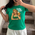 Feeling Lucky Baby Tee, Patty's Day Shirt, St Patrick's Day Baby Tee, Irish Drinking Shirt, Lucky Charm Baby Tee, Paddy's...