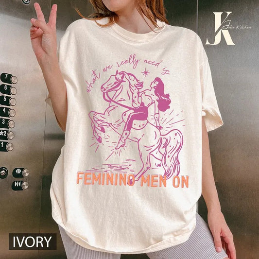 Femininonmenon Chappell Roan T-Shirt, Chappell Roan T-Shirt, Midwest Princess 2024 Tour, Femininomenon Shirt, Pịnk Pony Club, Hot To Go Shirt, Comfort Colors Shirt, Cowgirl Graphic Tee, Chappell Roan Merch, Fan Tee, Merch Gift