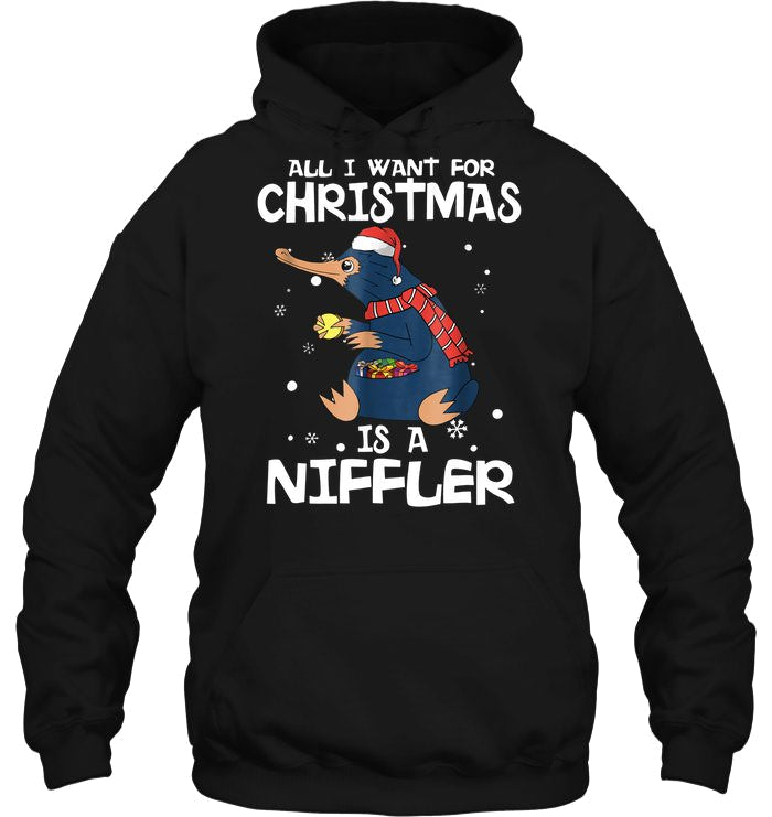 All I Want For Christmas Is A Niffler Ugly Christmas Sweater Version2