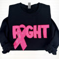 Fighting Ribbon Patch Sweatshirt T-Shirts, Hoodie | PureTeeCo.com