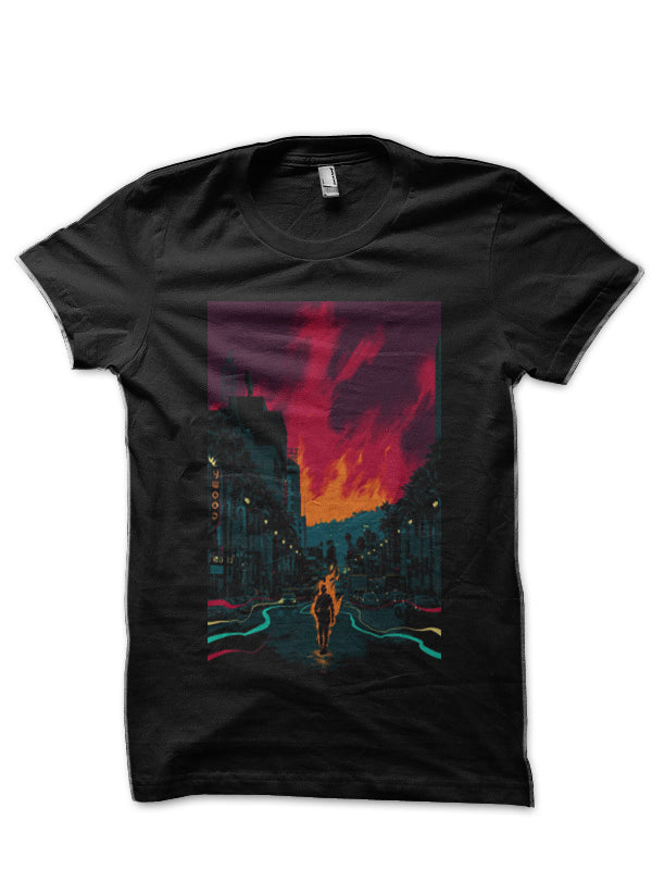 Fireman Black T-Shirt Hoodie, Sweatshirt | PureTeeCo.com