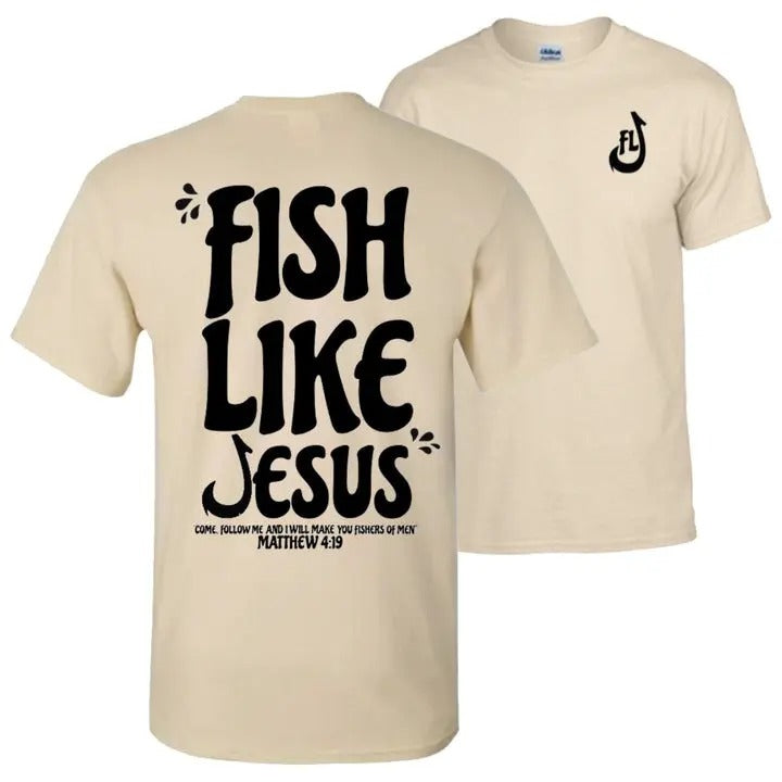 FishLikeJesus T-Shirt, for men women. jesus gift Hoodie, Sweatshirt | PureTeeCo.com
