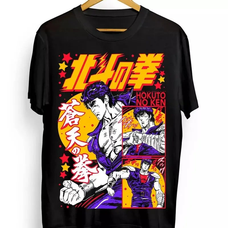 Fist of the North Star Manga Anime TShirt Tee, Hokuto No Ken T-shirt, Anime Manga shirt Hoodie, Sweatshirt | PureTeeCo.com