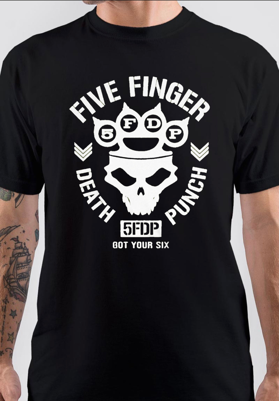 Five Finger Death Punch Skull Logo T-Shirt Hoodie, Sweatshirt | PureTeeCo.com
