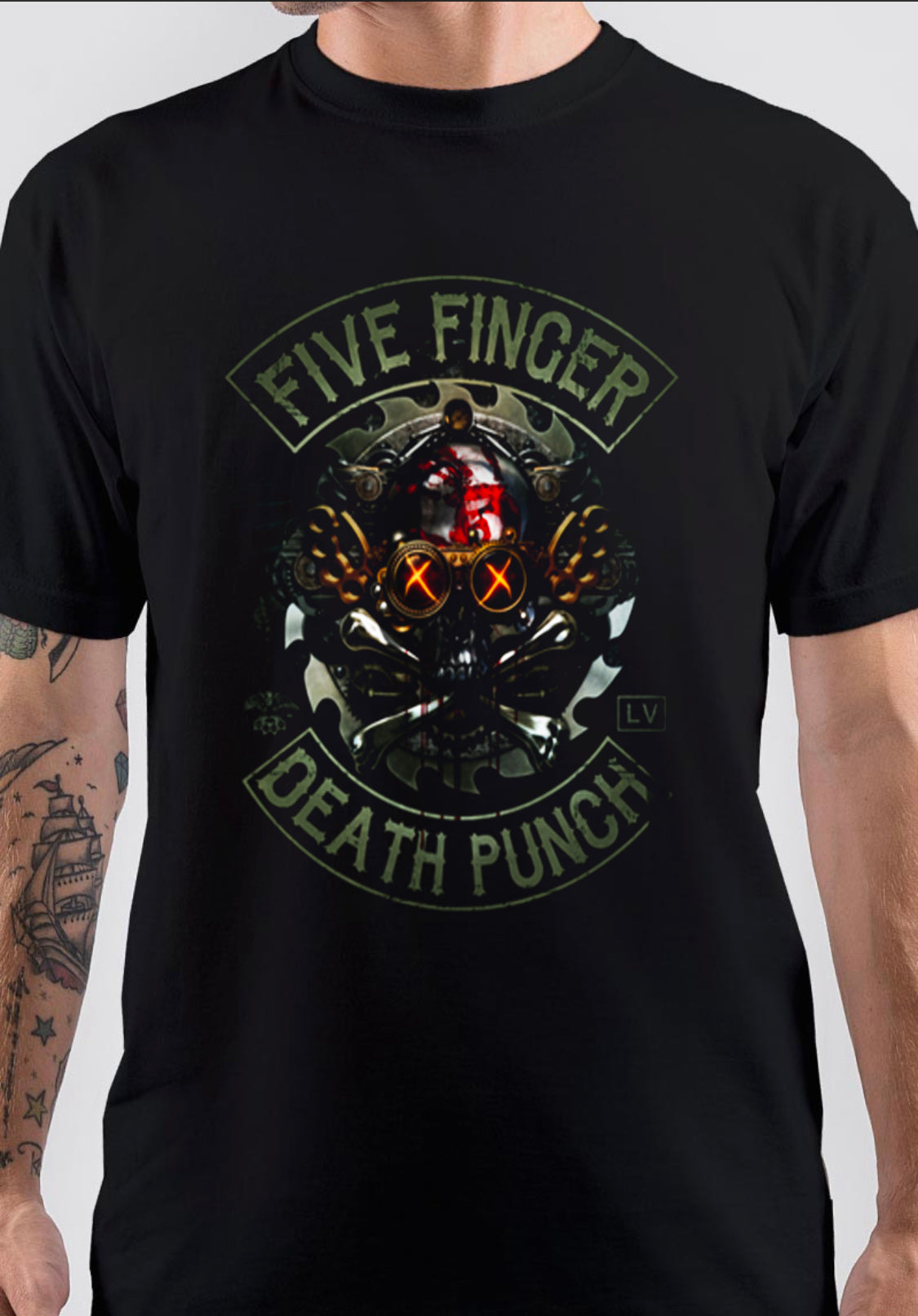 Five Finger Death Punch Band T-Shirt Style002 Hoodie, Sweatshirt | PureTeeCo.com