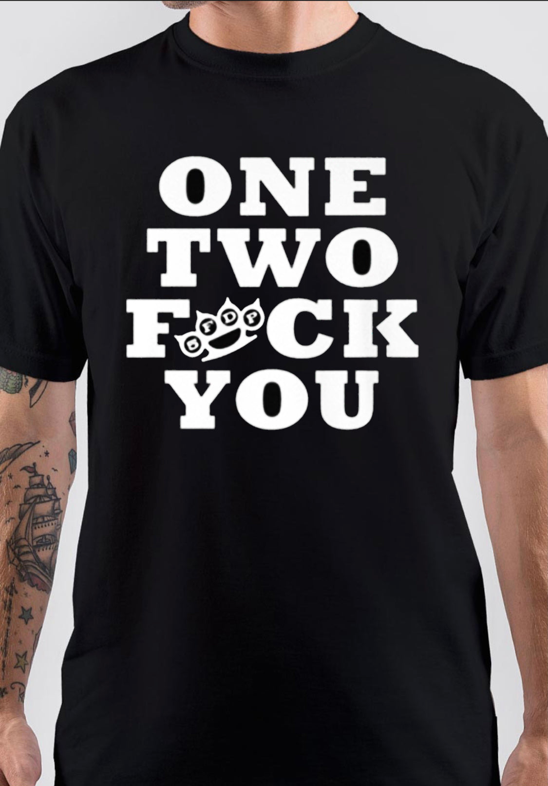Five Finger Death Punch One Two Fuck You T-Shirt Hoodie, Sweatshirt | PureTeeCo.com
