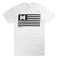 Flag White T-Shirt Hoodie, Sweatshirt | PureTeeCo.com (Image 1)