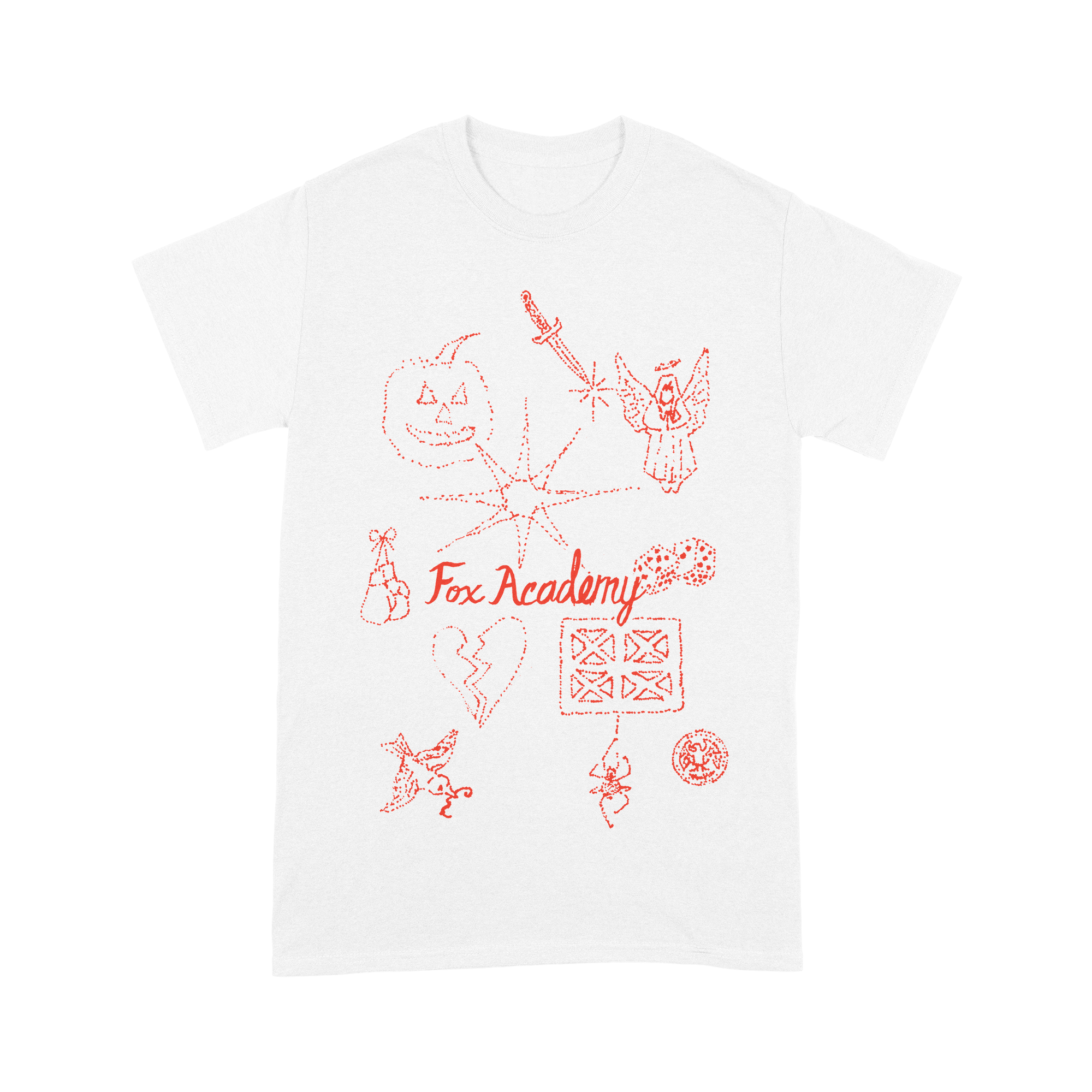 Fox Academy - Flash Art T-Shirt (White) Hoodie, Sweatshirt | PureTeeCo.com