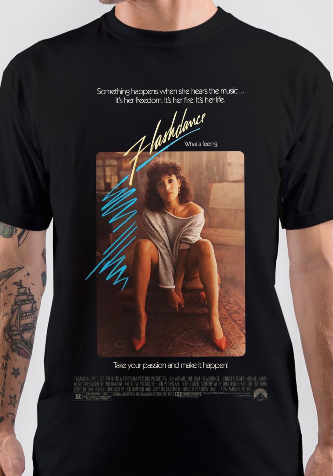 Flashdance T-Shirt Style010 Hoodie, Sweatshirt | PureTeeCo.com