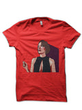 Fleabag Red T-Shirt Hoodie, Sweatshirt | PureTeeCo.com