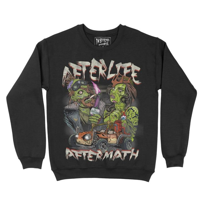 Fleece Crewneck Sweatshirt - Afterlife Aftermath T-Shirts, Hoodie | PureTeeCo.com