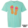 Flip Flop Cheetah Summer Comfort Colors T-Shirt 'NLB' Hoodie, Sweatshirt | PureTeeCo.com
