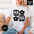 Floral Mama Shirt Gildan, Trendy Women's Tee, Cute Women's Tshirt Plus Sizes Hoodie, Sweatshirt | PureTeeCo.com