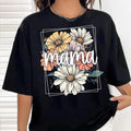 Floral Mama Shirt, Mama Flower Tee, Mothers Day Gift Trendy Style Hoodie, Sweatshirt | PureTeeCo.com