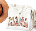 Floral Mama Sweatshirt, Mama T-Shirt, Strong Woman Shirt, Gift For Mothers Day, Women's T-Shirt, Mama Tee, Graphic Tee Hoodie