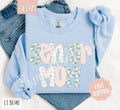 Floral Senior Mom Sweatshirt, Cute Spring Mama Sweater, Coquette Flower Crewneck, Mother's Day, Gift for Her T-Shirts, Hoodie