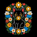 Floral Spirit Cat