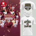 Florida State Seminoles 2025 NCAA Womens Soccer National Champions 2025 Two Sided Shirt