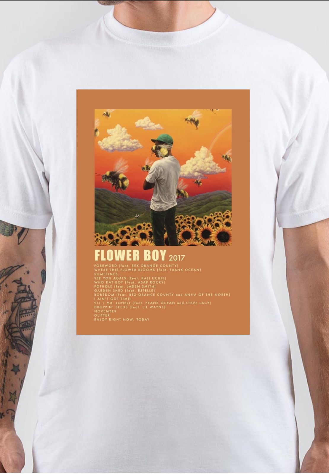 Flower Boy T-Shirt Hoodie, Sweatshirt | PureTeeCo.com