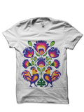 Folklore with Roosters T-Shirt Hoodie, Sweatshirt | PureTeeCo.com
