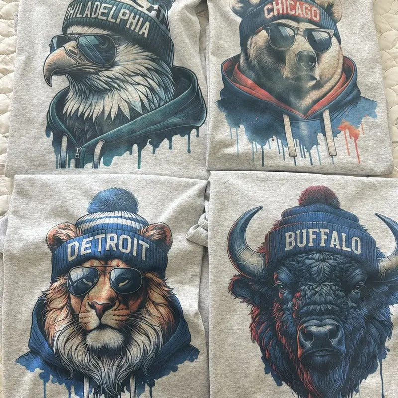 Football Spirit Animal T Shirt Graphic T Shirt Comfy Shirt Hoodie, Sweatshirt | PureTeeCo.com