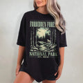 Forbidden Forest Shirt, Bookish T-Shirt, Wizarding School Tshirt, National Park Wizard Shirt, Thrifted Aesthetic Reader...