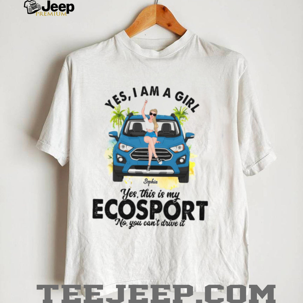 Ford Ecosport Girl Vehicle Owner Custom Name Shirt