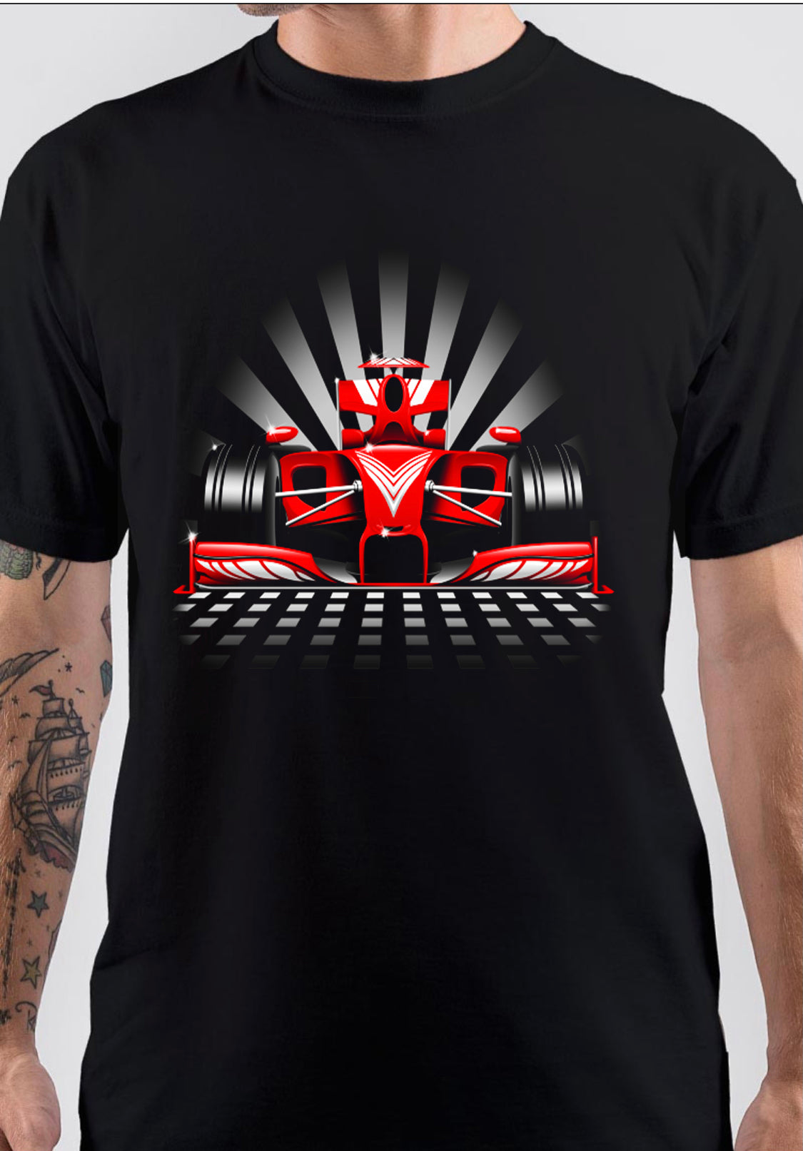 Formula 1 Black T-Shirt Style001 Hoodie, Sweatshirt | PureTeeCo.com