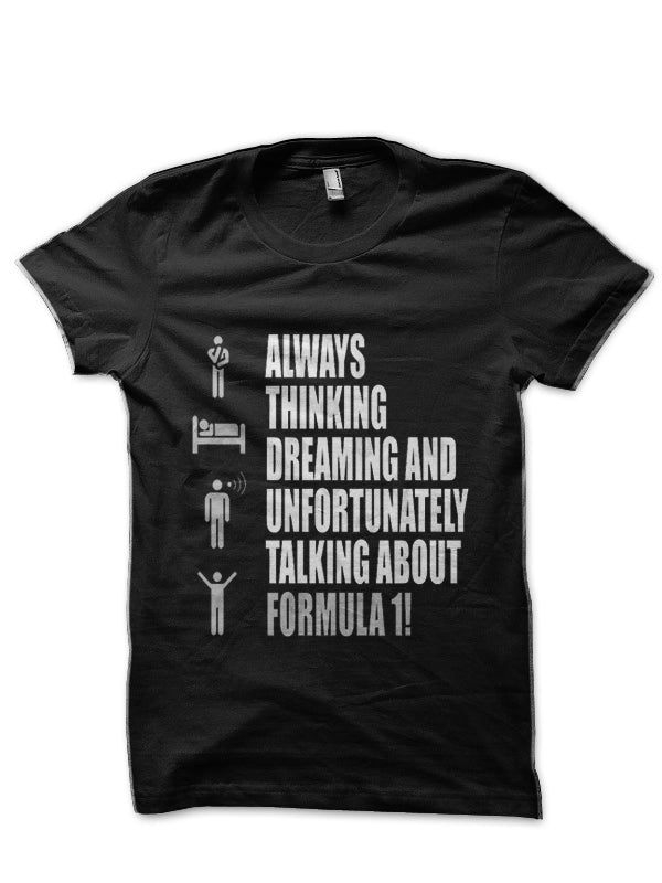 Formula 1 Black T-Shirt Style005 Hoodie, Sweatshirt | PureTeeCo.com