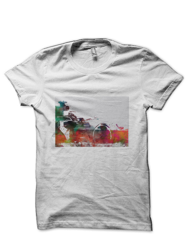 Formula 1 White T-Shirt Style001 Hoodie, Sweatshirt | PureTeeCo.com