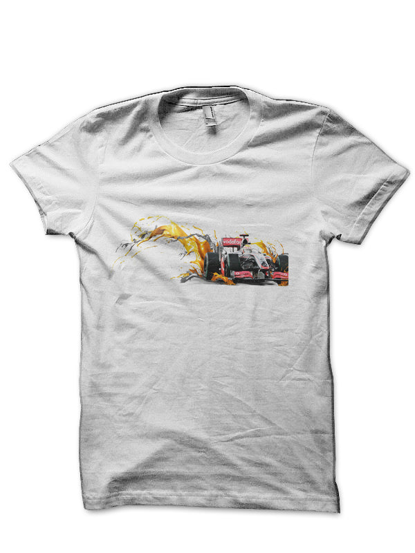 Formula 1 White T-Shirt Hoodie, Sweatshirt | PureTeeCo.com