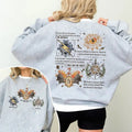 Fourth Wing Iron Squad Two Sided Sweatshirt, Onyx Storm Brave The Dark, Fourth Wing Badges Bookish Sweatshirt, Dragon...