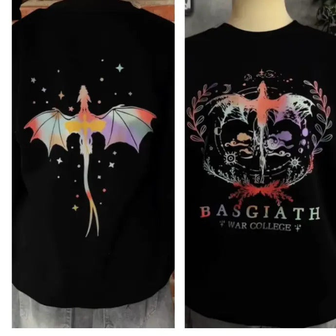 Fourth Wing Sweatshirt, Basgiath War College Comfort Colors Shirt, Dragon Rider, Violet Sorrengail, Xaden Riorson, Riders...