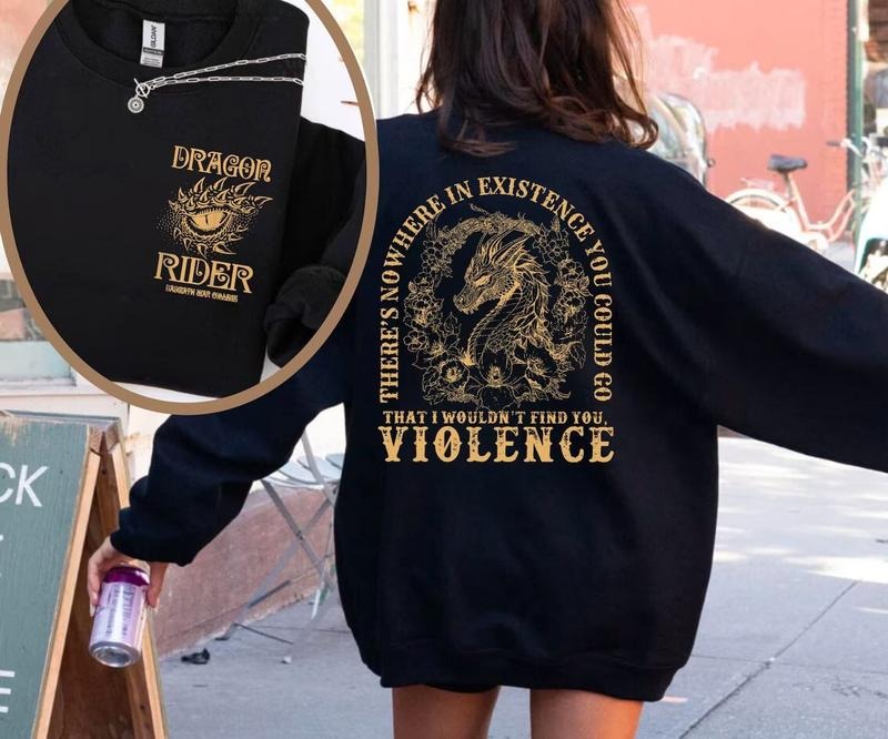 Fourth Wing Sweatshirt, Dragon Rider Shirt, Basgiath War College Shirt, The Empyrean Series Sweatshirt, Violet Sorrengail...