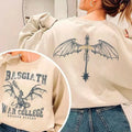 Fourth Wing Tairn And Andarna Sweatshirt, Onyx Storm Shirt, Xaden Riorson Fourth Wing Hoodie, Fourth Wing Shirt, Iron...
